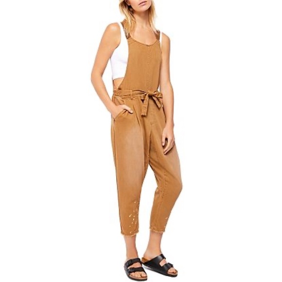 Free People Nobody’s Fool Overalls Jumpsuit - Picture 7 of 8